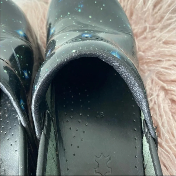 Dansko Black Galaxy Clogs - Picture 6 of 7